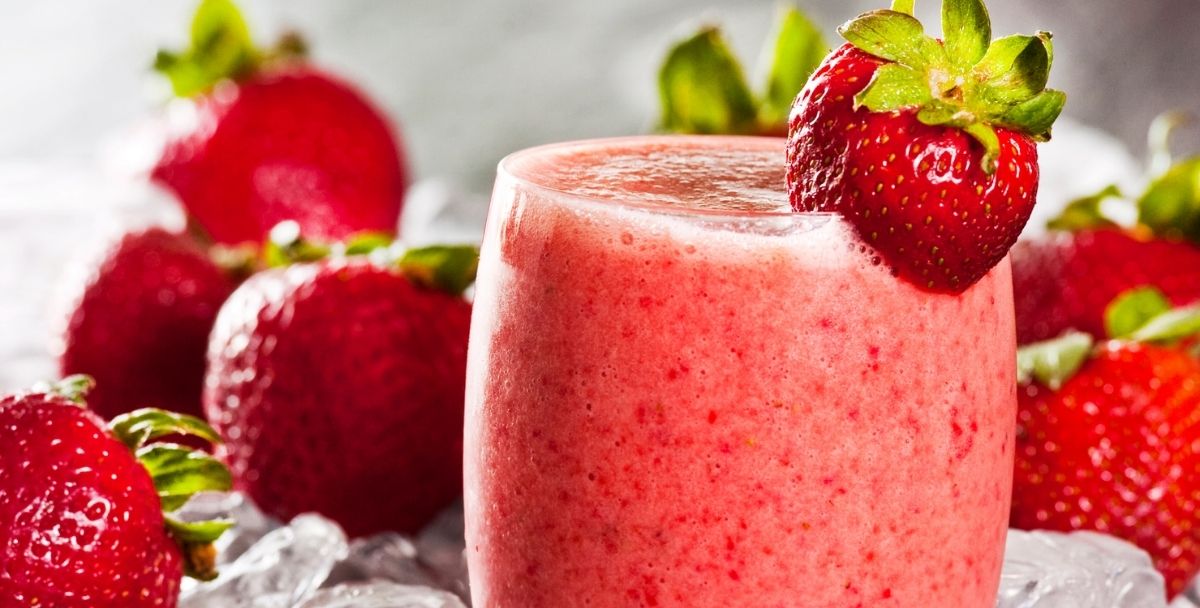 smoothie φράουλα