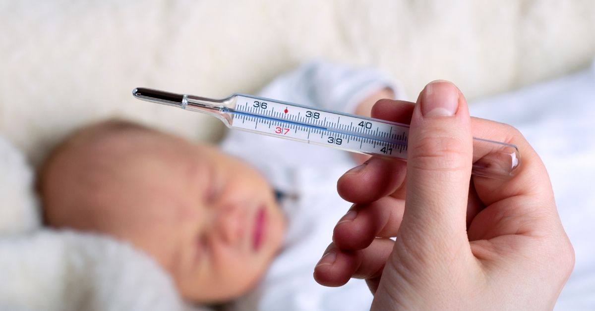 πυρετός στα μωρά θερμόμετρο 