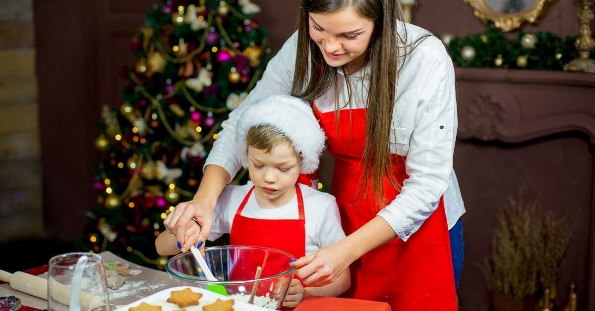 χριστούγεννα με παιδιά γλυκά 