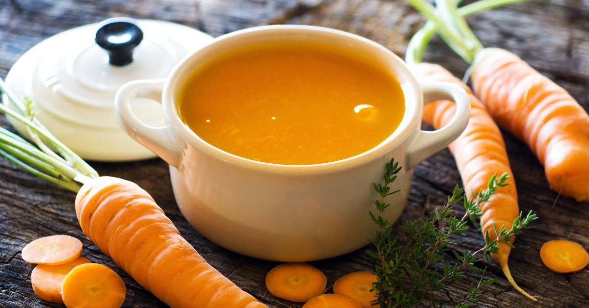 σούπα βελουτέ καρότο συνταγή